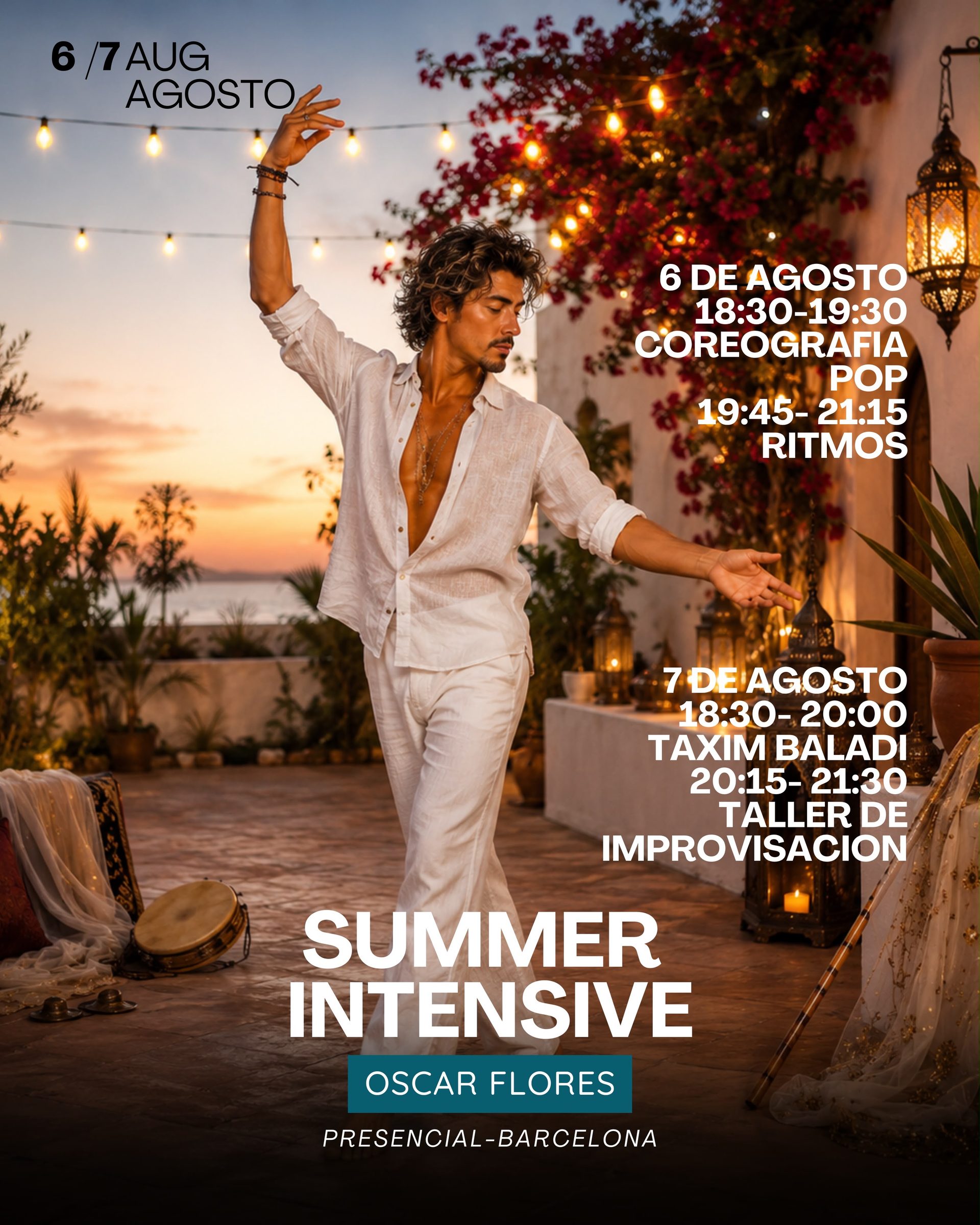 Oscar Flores en el Intensivo de Verano