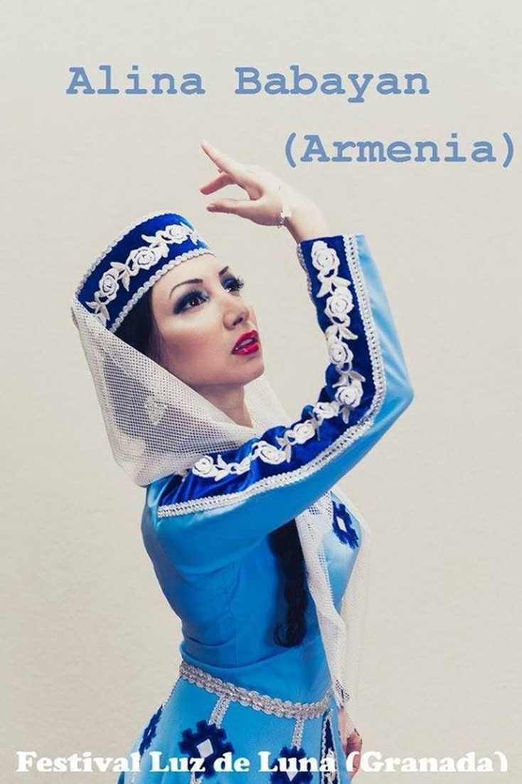 Cartel de danza armenia con Alina BabayanDanza